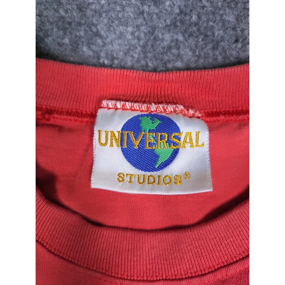Vintage Universal Studios Tank Top Mens 2XL Red Escape Reality‎ Muscle Tee